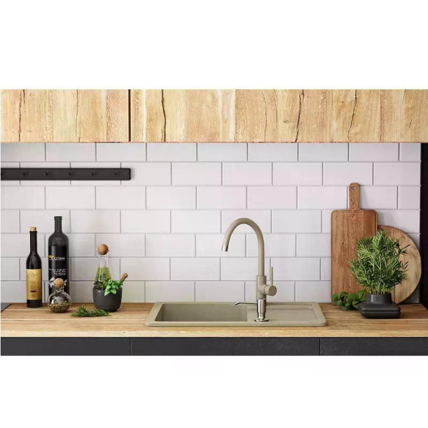 Мойка для кухни Rea dag biege гранит 75x43,5x15 бежевая (ZLE-00113)