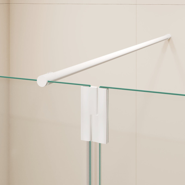 Душевая перегородка RGW WA-051W (WA-010W + Z-071W) 900 стекло прозрачное, профиль Белый (351005193-15)