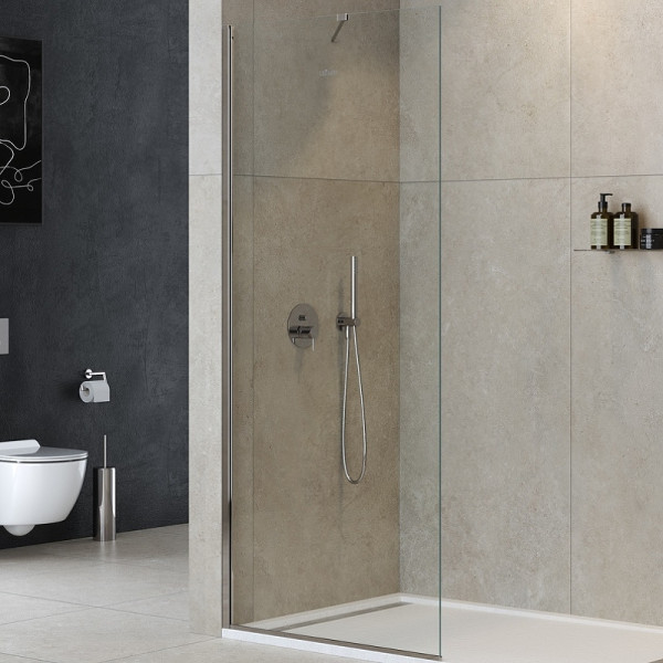 Душевая перегородка Cezares Liberta 70x195 стекло прозрачное, профиль хром (LIBERTA-L-1-TB-70-C-Cr)