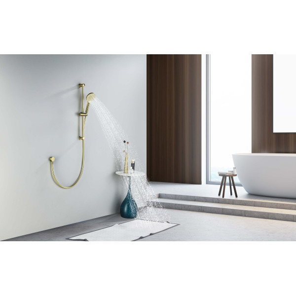 Душевой гарнитур Aquatek 3jet 65 см шлифованное золото (AQ2016BG)