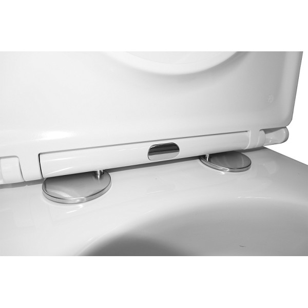 Унитаз напольный Azario Grado с сиденьем с микролифтом белый (AZ-2141 UQ1)