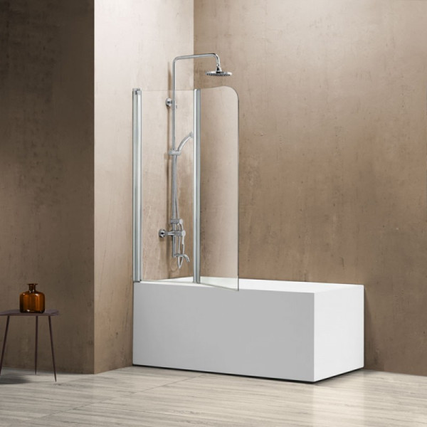 Душевая шторка для ванны Vincea VSB-12 1140х1400 стекло прозрачное, профиль хром (VSB-12114CL) Душевая шторка для ванны Vincea VSB-12 1140х1400 стекло прозрачное, профиль хром (VSB-12114CL)