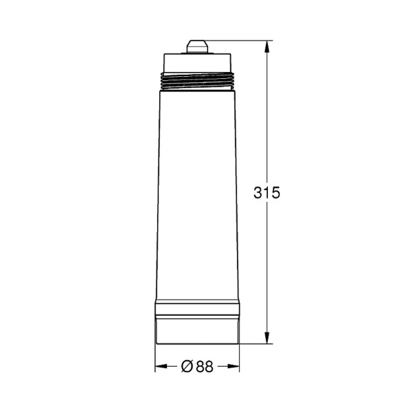 Фильтр для воды Grohe Blue сменный 1500 л (40430001)