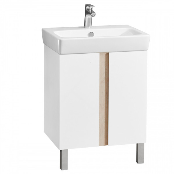 Тумба напольная Aquaton Кантри 567x416x613 белый, дуб верона (1.A257.4.01A.HB2.0) Тумба напольная Aquaton Кантри 567x416x613 белый, дуб верона (1.A257.4.01A.HB2.0)