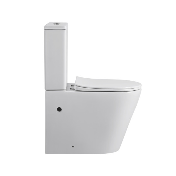 Унитаз напольный Sapbox Velron 60,5x37x80 Rimless белый (SB7057A1-W)