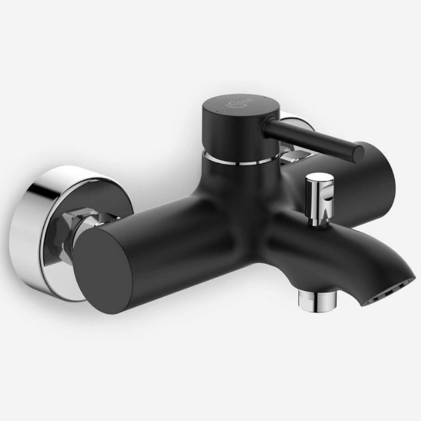 Смеситель для ванны и душа Ideal Standard Kolva черный/хром (BC675U4)