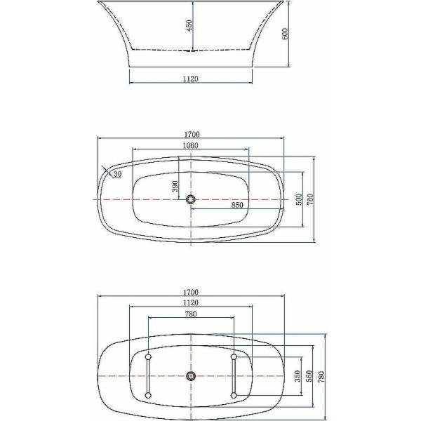 Ванна акриловая Aquanet Family Smart 170х78 белый/черный матовый Black matte слив-перелив (293083) Ванна акриловая Aquanet Family Smart 170х78 белый/черный матовый Black matte слив-перелив (293083)