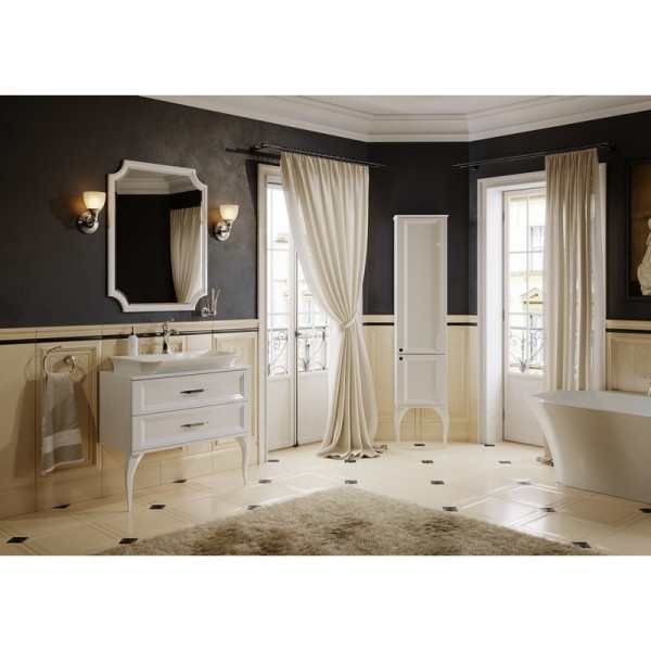 Тумба напольная Aqwella Ladonna 850x405x770 белый (LAD0108W)