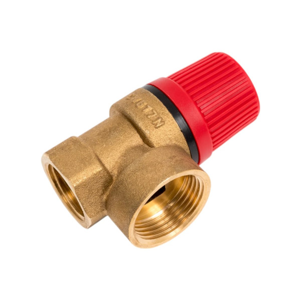 Клапан предохранительный 1/2"х3/4"ВВ 1,5 бар Rommer для отопления (латунь) (RVS-0001-001515) Клапан предохранительный 1/2"х3/4"ВВ 1,5 бар Rommer для отопления (латунь) (RVS-0001-001515)