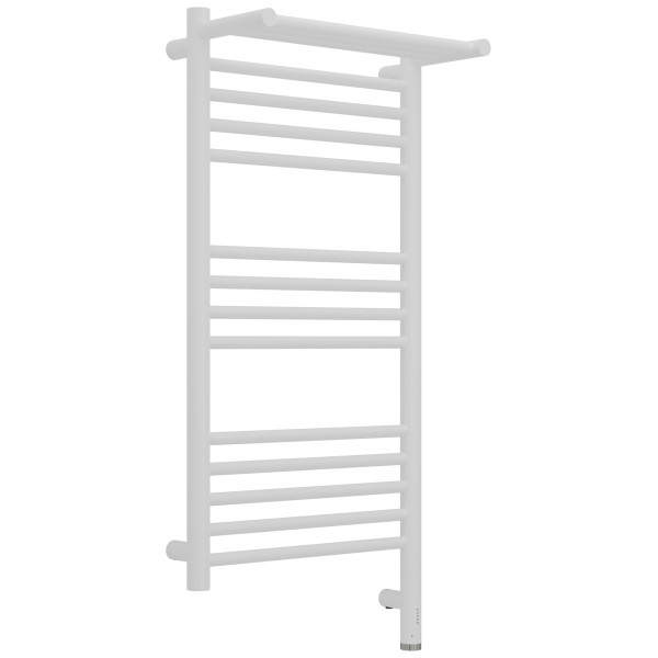 Полотенцесушитель электрический Сунержа Богема 3.1 800x400 с полочкой провод справа матовый белый (30-6007-8040)