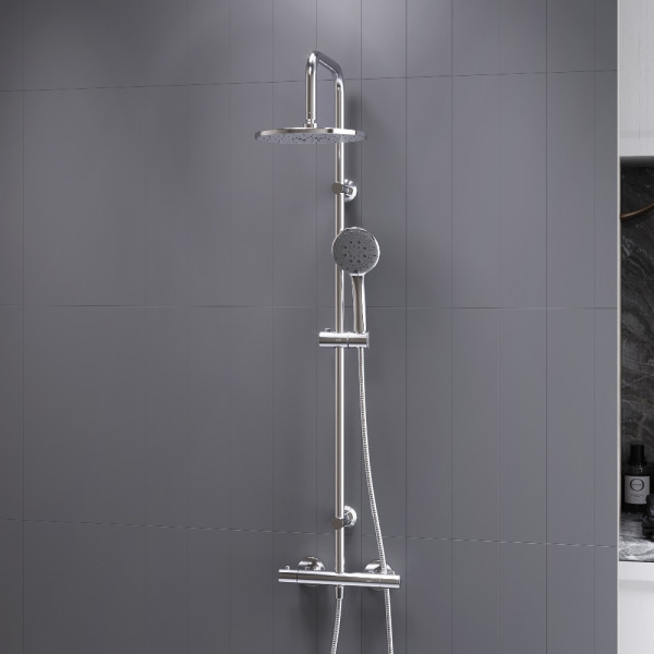 Душевая система Dorff Futura с душевым набором хром (D0710400)