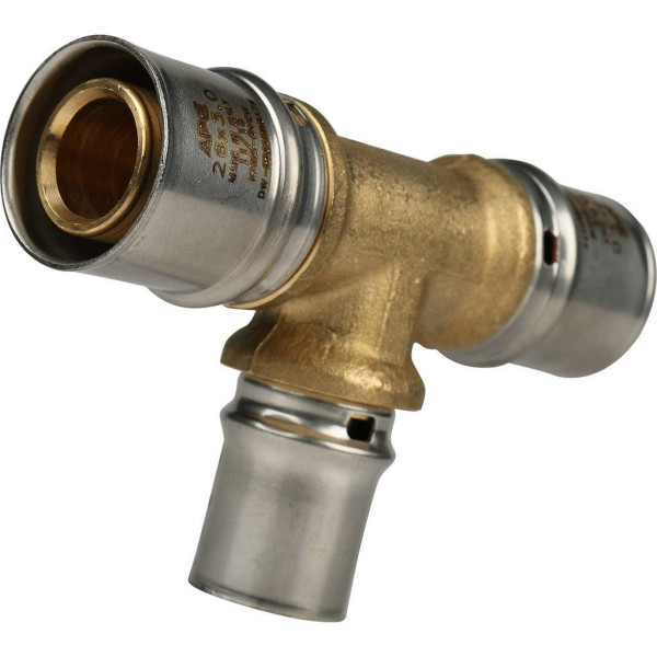 Тройник 26x20x26 Stout (пресс) (SFP-0005-262026)