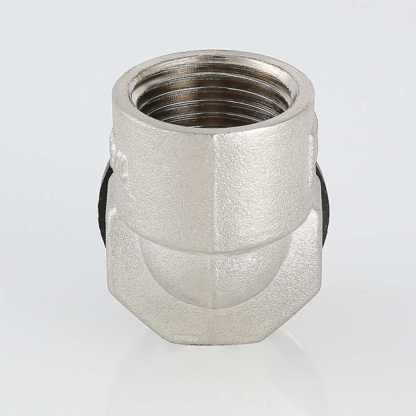 Отвод коллекторный Valtec 3/4"*1/2" никель (VTc.531.N.0504)