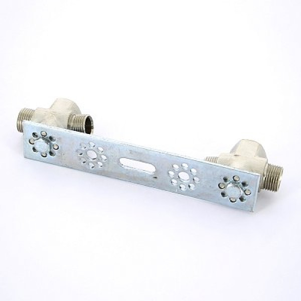 Водорозетка Tiemme 3/4"(18)*1/2" проходная двойная (обжим) (1640044) Водорозетка Tiemme 3/4"(18)*1/2" проходная двойная (обжим) (1640044)