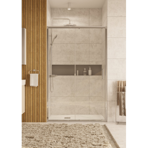 Душевая дверь Roca Leon 120x195 стекло прозрачное, профиль хром (Z.RU93.0.766.6) Душевая дверь Roca Leon 120x195 стекло прозрачное, профиль хром (Z.RU93.0.766.6)