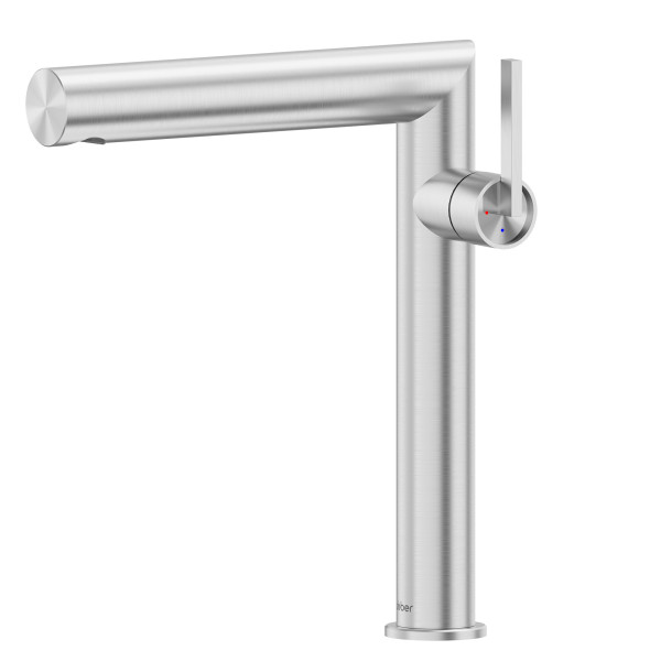 Смеситель для раковины Abber Perfekte 316 сталь брашированная (AF8A11BST-L)