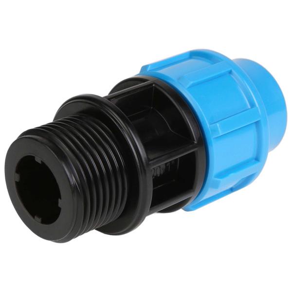 Соединение прямое 20*1/2"Н Джилекс (для п/э трубы, PP) (9118) Соединение прямое 20*1/2"Н Джилекс (для п/э трубы, PP) (9118)