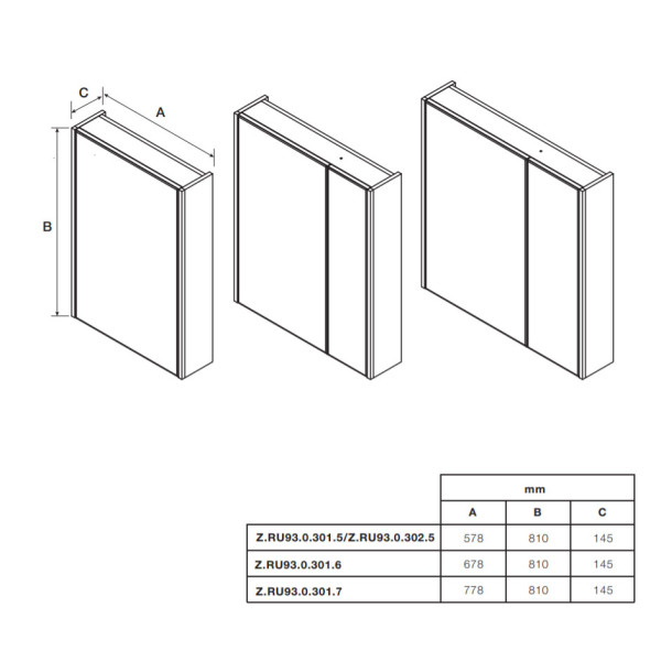 Шкаф зеркальный Roca Up 57,8x14,5x810белый (ZRU9303025) Шкаф зеркальный Roca Up 57,8x14,5x810белый (ZRU9303025)