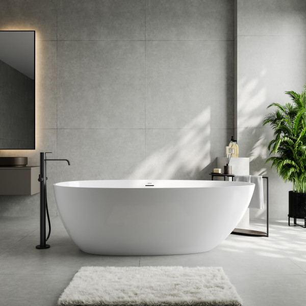 Ванна акриловая Abber 180x90x58 белая (AB9211-1.8) Ванна акриловая Abber 180x90x58 белая (AB9211-1.8)