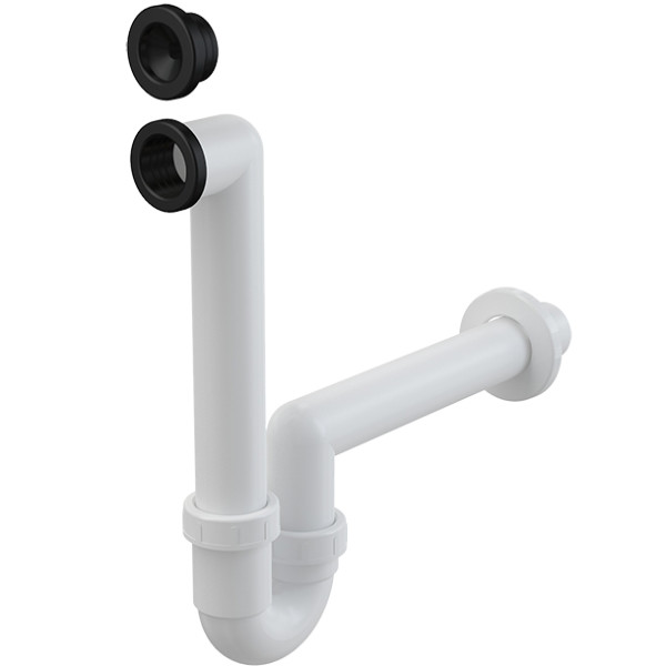 Сифон для сбора конденсата Alcaplast DN40 белый (AKS2)
