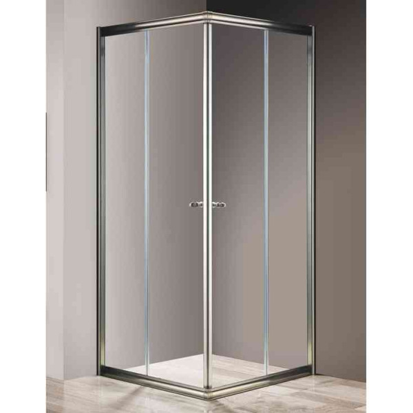 Душевой уголок Cezares Giubileo 90x90x195 стекло прозрачное, профиль бронза (GIUBILEO-A-2-90-SCORREVOLE-C-Br)