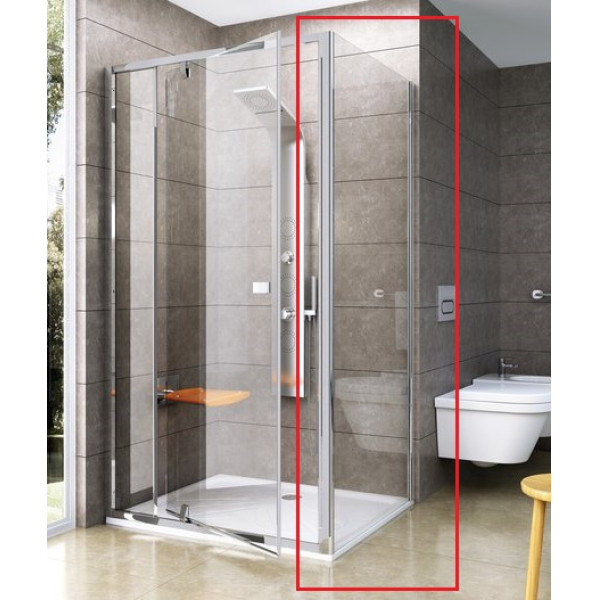 Душевое ограждение Ravak Pivot 100x190 стекло прозрачное, профиль хром (90GA0C0Z1)