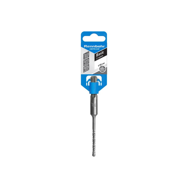 Бур для перфоратора SDS+ 6х110 мм. Rennbohr Basic (2 грани) (690611)
