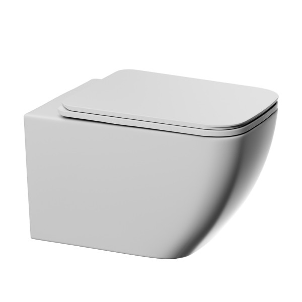 Унитаз подвесной Abber Ultra с ультратонким ободком белый (AC1303) Унитаз подвесной Abber Ultra с ультратонким ободком белый (AC1303)