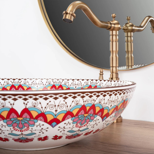 Раковина накладная REA Peru 40x40x11,5 (REA-U6031)