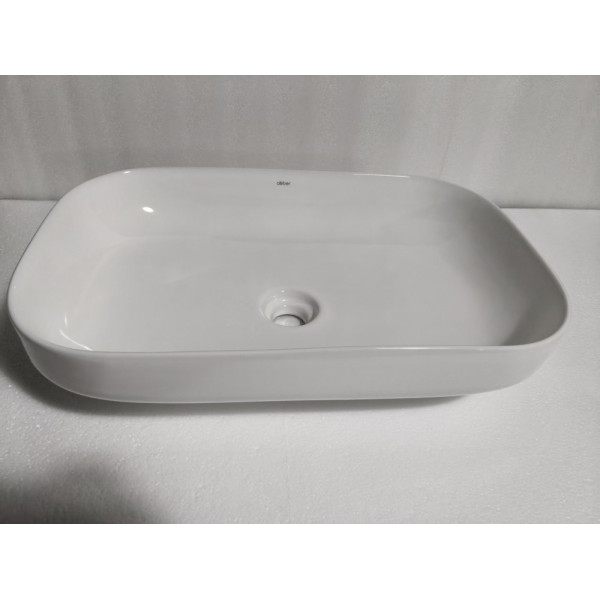 Раковина накладная Abber Rechteck 58,5x38x14 белая (AC2221)