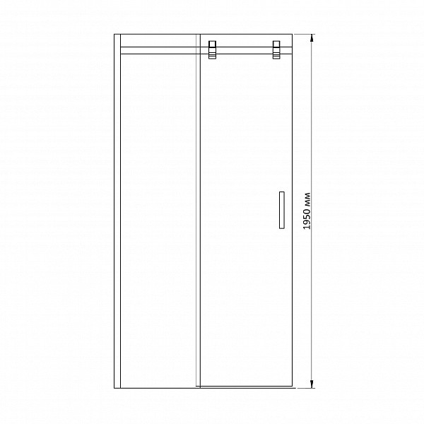 Душевой уголок BandHours Rimini - Glass 80х100 стекло прозрачное, профиль хром Душевой уголок BandHours Rimini - Glass 80х100 стекло прозрачное, профиль хром