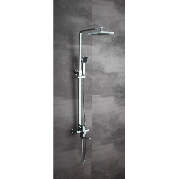 Душевая система Ledeme картридж 40мм с тропическим душем (L2433)