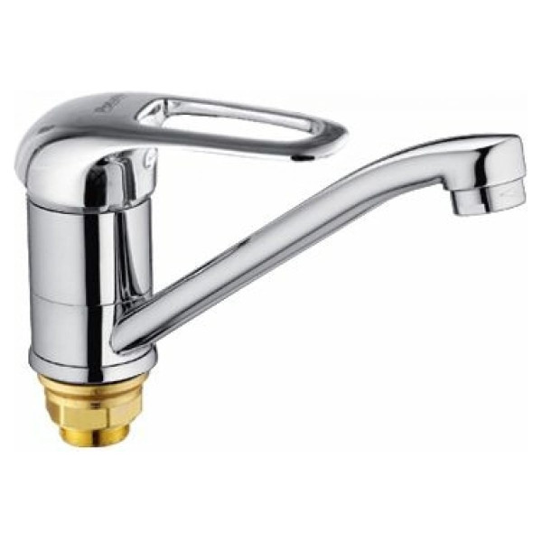 Смеситель для кухни Potato с коротким изливом, хром (P4528-2)