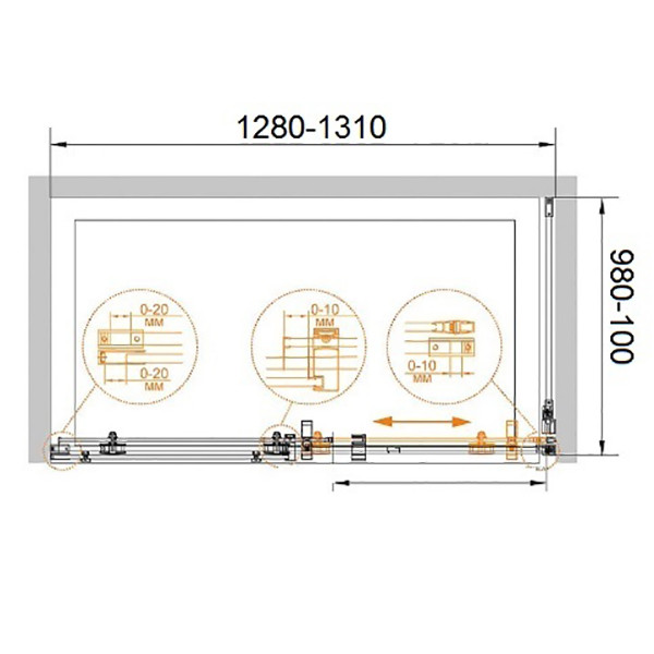 Душевой уголок Cezares Stylus-m 130x100x195 стекло прозрачное, профиль хром (STYLUS-O-M-AH-1-130/100-C-Cr) Душевой уголок Cezares Stylus-m 130x100x195 стекло прозрачное, профиль хром (STYLUS-O-M-AH-1-130/100-C-Cr)