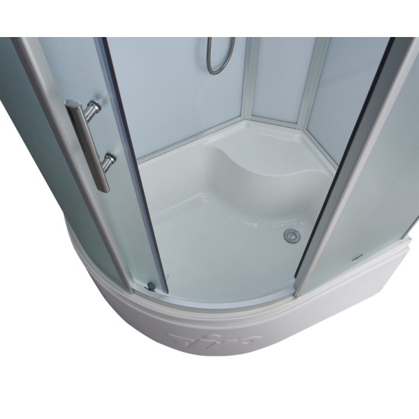 Душевая кабина Timo T-6610 Silver R 110x85x220 стекло матовое, профиль хром (T-6610 S R)