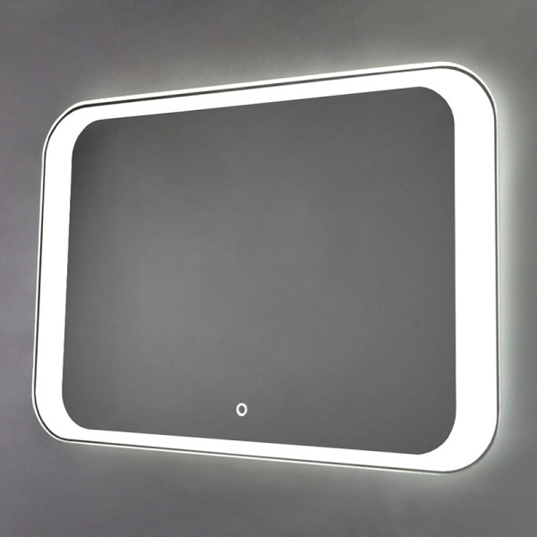 Зеркало Azario Индиго 800х550 с LED-подсветкой и диммером, сенсорным выключателем (ФР-00001410)