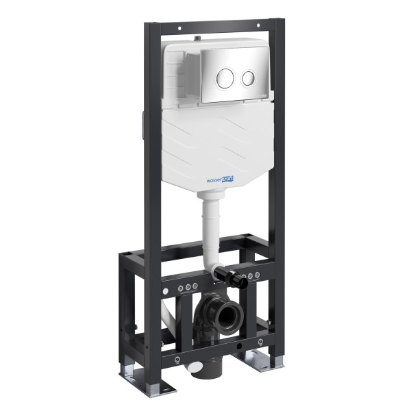 Инсталляция для унитаза WasserKRAFT Dill с клавишей смыва хром (61TLT.010.ME.CH01)