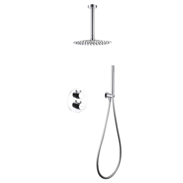 Душевая система Abber Kreis хром (AF8121)