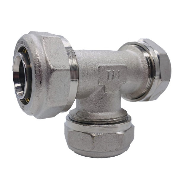 Тройник Tiemme 32x32x32 (обжим) (1600054) Тройник Tiemme 32x32x32 (обжим) (1600054)