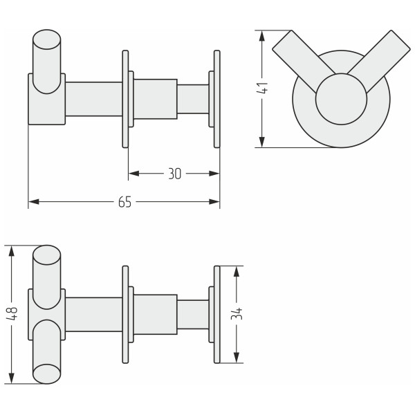 Вешалка для полотенцесушителя Сунержа Виват золото (03-2010-0005)