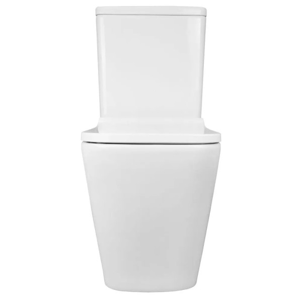 Унитаз напольный Quadro безободковый с бачком и сидением микролифт 605x380x845 (AZ-2175)