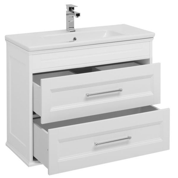 Тумба подвесная Aquanet Бостон М 100 белый (00209678)