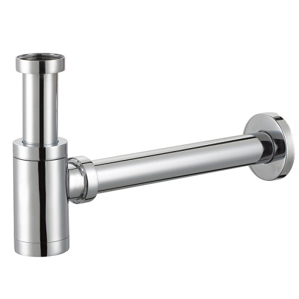 Сифон без выпуска для умывальника Azario 1 1/4" блистер хром (AZ-108-CHR)