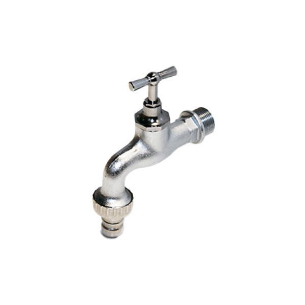 Кран вентильный Tiemme сливной 1/2" (хром) (2580002 / 2585C)