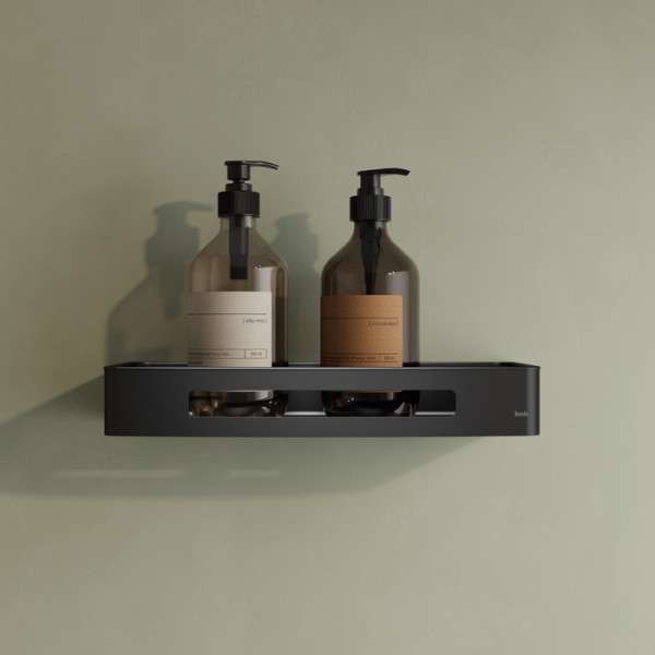 Полка нержавеющая сталь черная Iddis (SHE11SBi44)