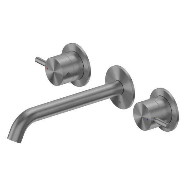 Смеситель для раковины Abber Wasser Kreis 316 скрытого монтажа, оружейная сталь брашированная (AF81123BGG-L)