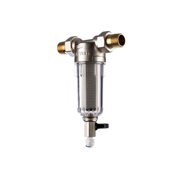 Фильтр самоочищающийся Гейзер-Бастион 111 3/4" (прозрачный корпус, со сгонами) (32667) Фильтр самоочищающийся Гейзер-Бастион 111 3/4" (прозрачный корпус, со сгонами) (32667)