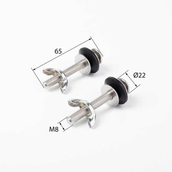 Комплект крепления бачка к унитазу Iddis нержавеющая сталь, 2 шт, M8x70 (907M8702SK)