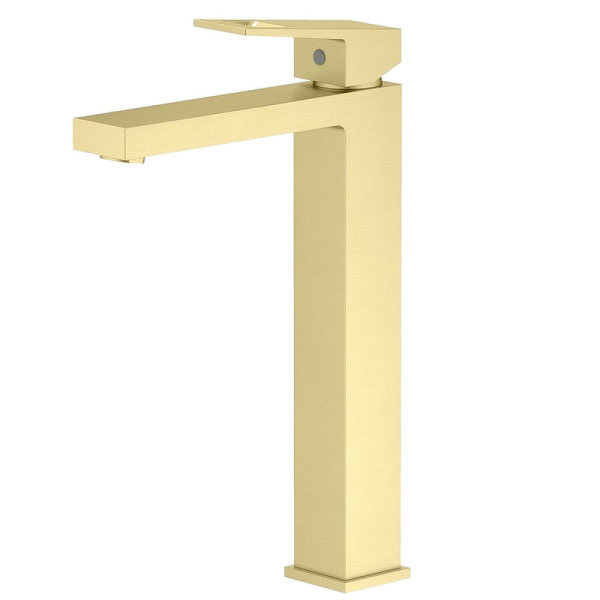 Смеситель для раковины Timo Briana золотой, короткий излив (7111/17F) Смеситель для раковины Timo Briana золотой, короткий излив (7111/17F)