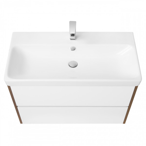 Тумба подвесная Aquaton Сканди 882x427x591 белый, дуб рустикальный (1.A251.9.01S.DZ9.0) Тумба подвесная Aquaton Сканди 882x427x591 белый, дуб рустикальный (1.A251.9.01S.DZ9.0)